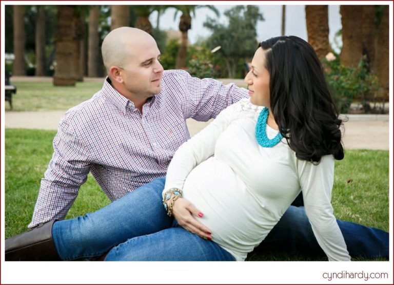 Glendale Maternity Photographer Jessica and Sean Cyndi Hardy Photography