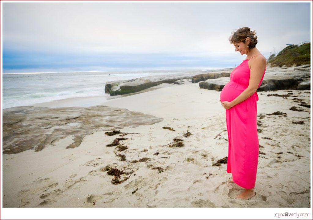maternity, cyndi hardy photography, photography, photographer, portrait, la jolla, california, beach, ocean