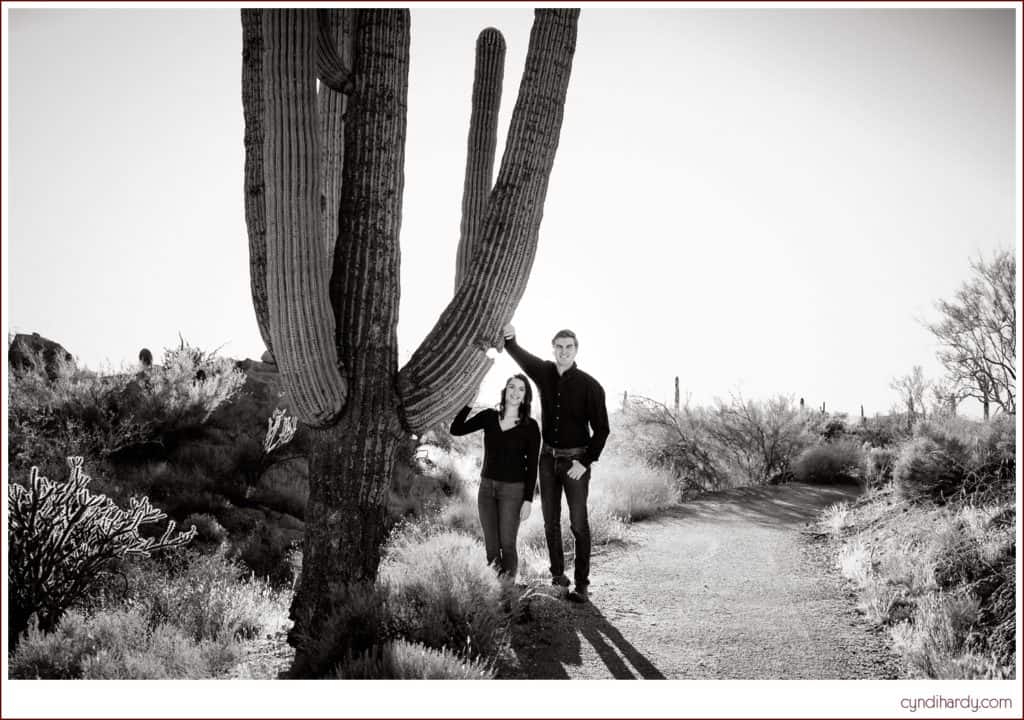 engagement, session. engaged. cyndi hardy photography, photography, photographer, photos, scottsdale, arizona, desert, cactus